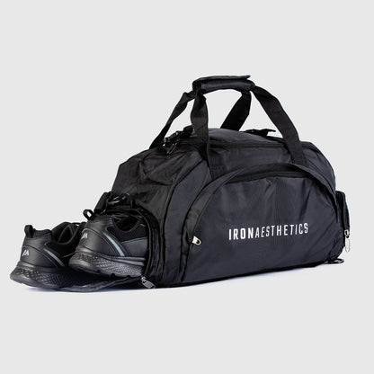 Black 2-in-1 Sports Bag